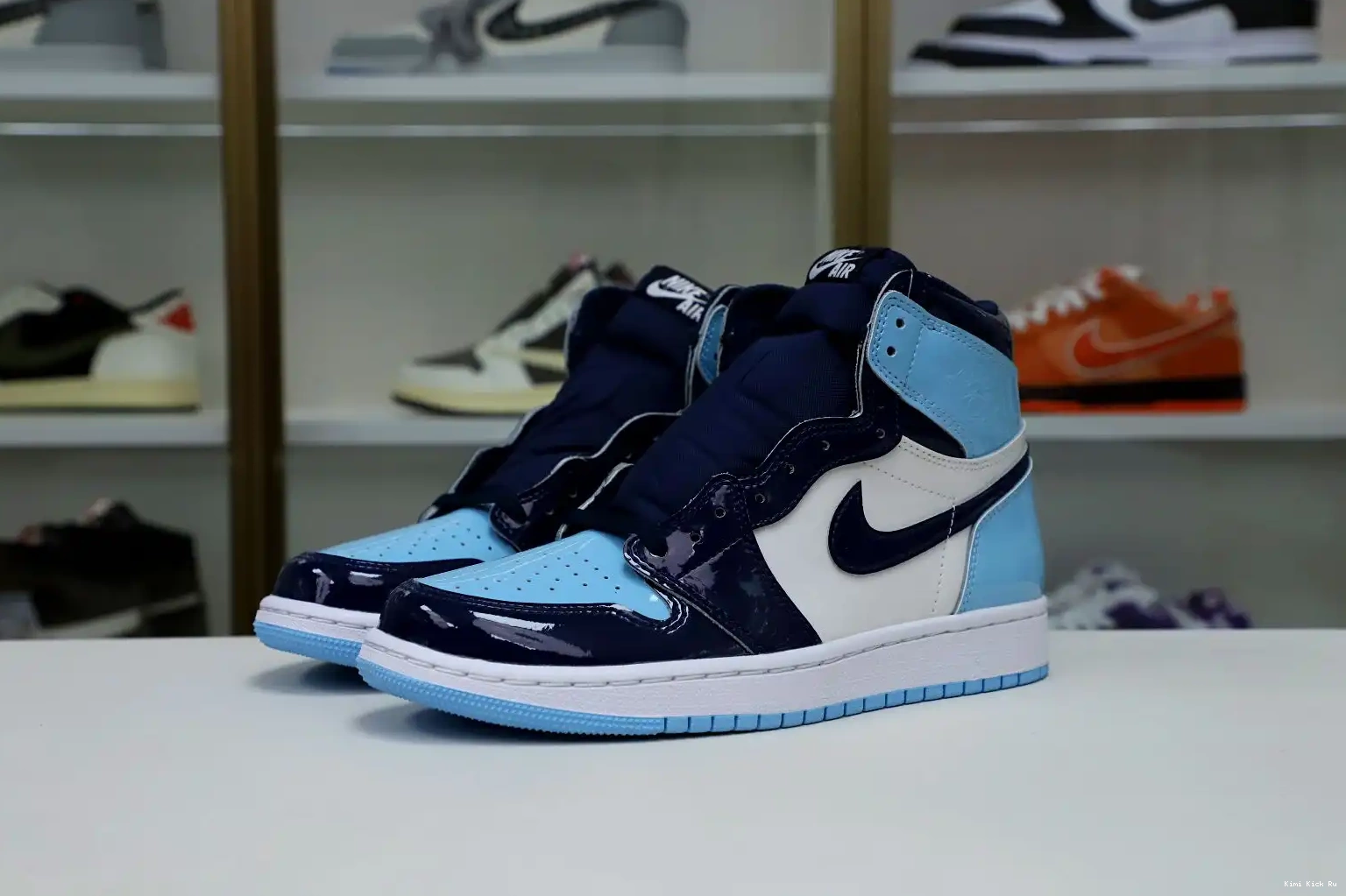 JORDAN HIGH 1 AIR CHILL' RETRO OG 'BLUE Kimikick WMNS 0403